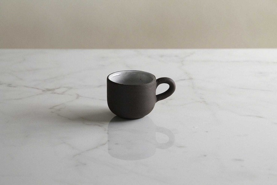 Cafe Jono Pandolfi | Espresso Cup Dark Brown / White