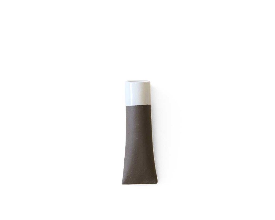 Home Accessories Jono Pandolfi | Wall Bud Vase Dark Brown / White