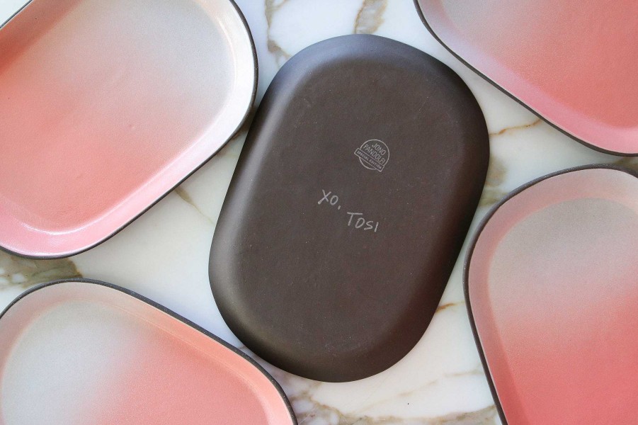 Special Edition Jono Pandolfi | The Christina Tosi X Jpd Cookie Tray Dark Brown / Pink Ombre